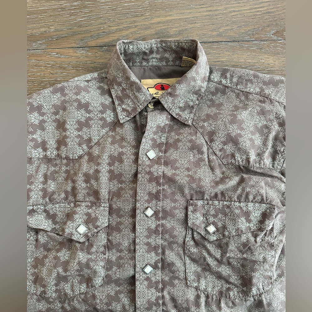 Larry‎ Mahan Pearl Snap Cowboy Collection Vintage Shirt Size S